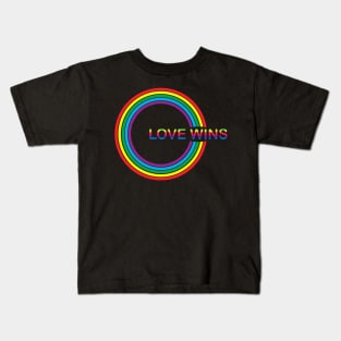 love wins tshirt Kids T-Shirt